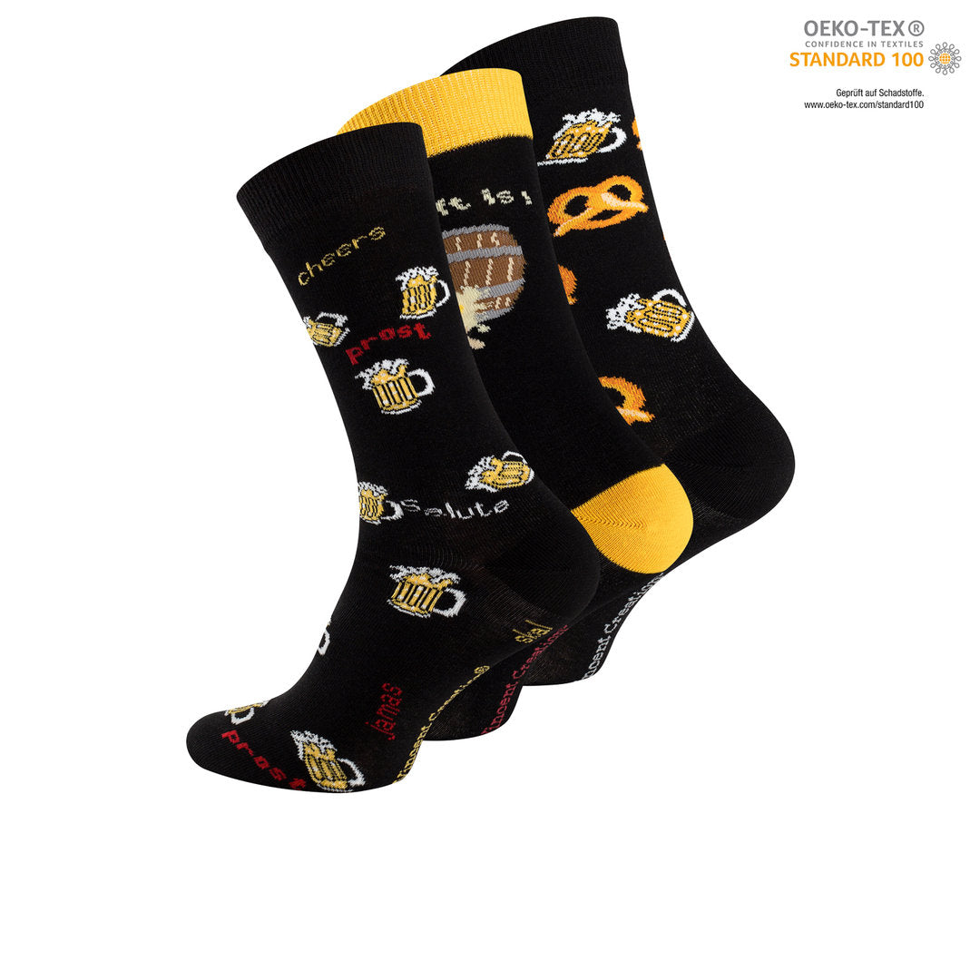 Gemütliche Socken mit Bierkrug-Motiven – das ideale Accessoire für Bierliebhaber und Entspannungsfans. Perfekte Geschenkidee für Männer, die sich nach einem langen Tag nach einem kühlen Bier sehnen